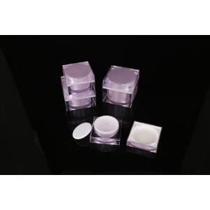 hand lip crystal pump empty square white Screen Printing Airless 30ml Cosmetic