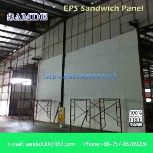 China Fast construction wall material for composite sandwich panel cladding  2440*610*100mm on sale