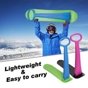 2KGS Board Weight Children's Folding Snow Scooter with Lightweight and Easy to