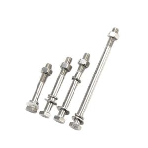 35mm Length M16 Thread Size Hex Head Bolts DIN933 Zinc Plated Grade 8.8/10.9