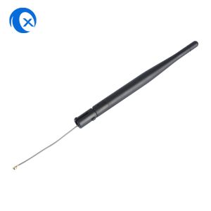 Cheap Factory Direct 3dBi Black Rubber Duck External Antenna with VSWR 1.5~2 and Swivel Flying Lead IPEX Connector for sale