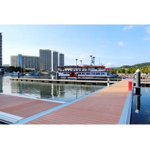 Durable Marine Floating Platform Engineering Design WPC Decking Floating Dock