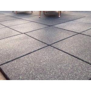 Cheap Outdoor Natural Rubber Flooring Tiles for All Weather 30mm 40mm 50mm Enhance the Safety and Comfort of Your Outdoor Space for sale