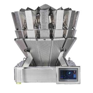 CE Automatic Multihead Weighing Machines Snack Food Rotary Packing Machine