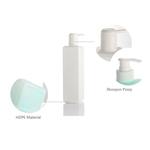 16.9oz 52.8g Body Lotion Shampoo Pump Bottles Screen Printing