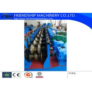 Gearbox Driven Guardrail Roll Forming Machine 17 Stations And Two Waves Roll