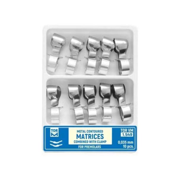 Quality Metal Contoured Matrices for Premolars left ledge right ledge 10 pcs TOR VM/TOP BM Power Source Manual wholesale