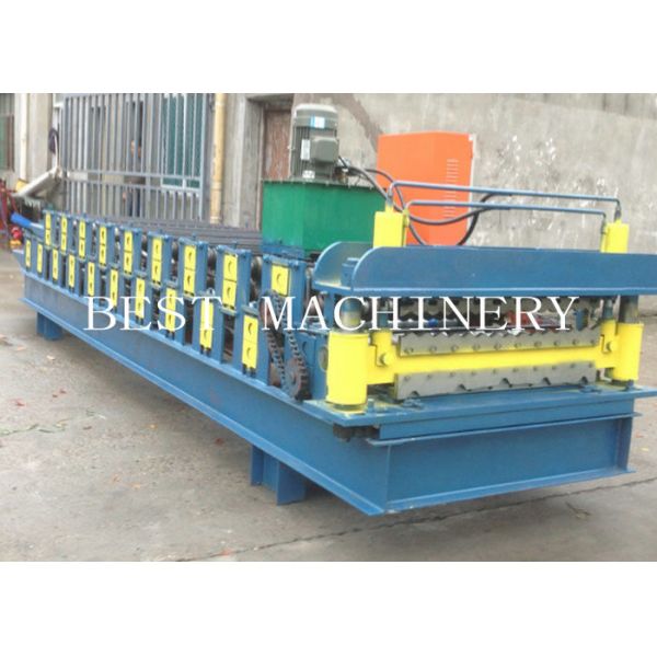 Quality Double Deck Profile Wall Roof Panel Roll Forming Machine Hydraulic Type wholesale