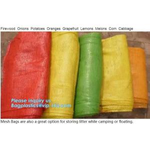 PP woven recycle potato mesh bag,mesh potato bags, onion sack, raschel mesh bag