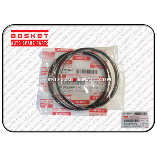 Truck Engine Parts 8972599410 8-97259941-0 Standard Piston Ring Set For ISUZU