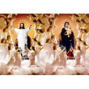 hot 3d Printing PET 3D Lenticular muslin Religious wall Posters Lenticular Flip