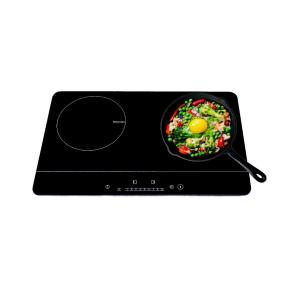 600*375mm 208V Double Burner Induction Cooktop