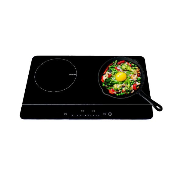 Quality 600*375mm 208V Double Burner Induction Cooktop wholesale