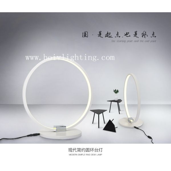 Quality LED Lighting  Round Table Lamp Warm Light Thre Size Aliminum Acrylic wholesale