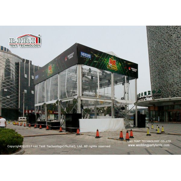 10m X 15m Outdoor Event Tents Transparent Live Shows Marquee 10m Side Height