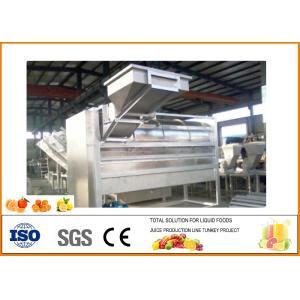 SUS 304 Turnkey Orange Juice Production Line with Siemens PLC Touch Screen