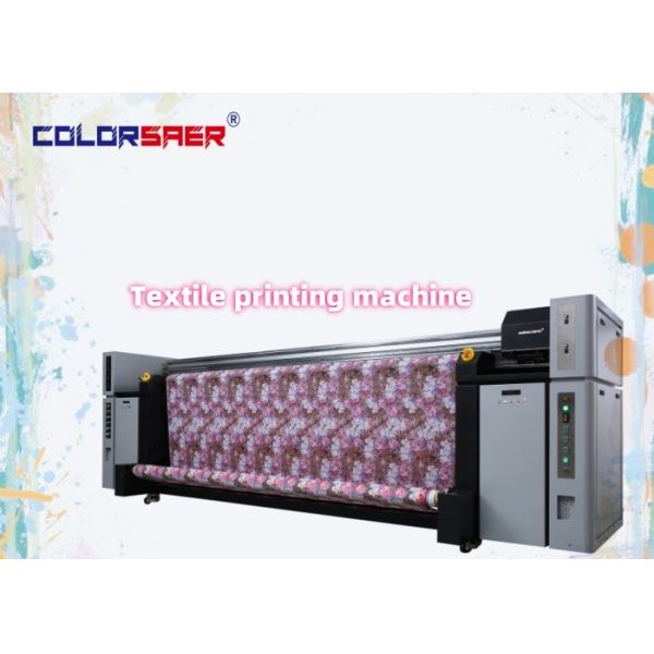 Quality 8 Pcs I3200-A1 Print Head Digital Fabric Plotter 3.2m Printing Width Polyester And Cotton Printing Machine wholesale