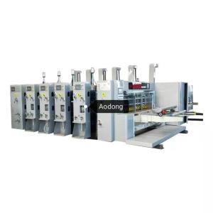 Paperboard Flexo Printing Slotting Die Cutting Machine Long Lifespan