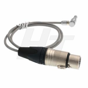 XLR 5 Pin Female to Right Angle 00B 5 Pin Audio Input Cable for ARRI Alexa Mini