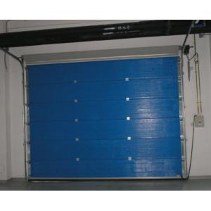 China Commercial Automatic Warehouse Fire Station Industrial Sectional Doors Wind Resistance Automatic Formed Steel Material on sale