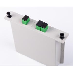 SC APC FTTH Fiber Optic 1x2 Plc Splitter Insert Type Odf Plc Splitter