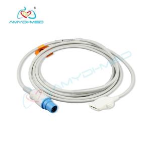 TPU SpO2 Adapter Cable CE Certification And Gray Reusable Sensor spo2 extension
