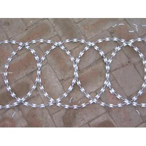 Galvanized Steel High Tensile Barbed Wire Bto 22 Spiral Blade 14 Gauge