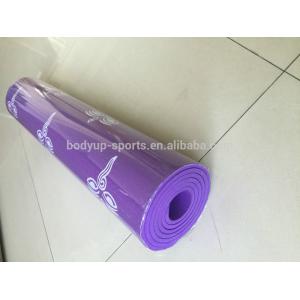 TPE Single Layer Yoga Exercise Mat With Customized Embossing Logo