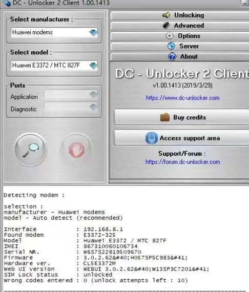 Unlocked Huawei E3372-325 4G USB Dongle (White) . Super-Fast 150Mbps Speed. Works with Any Network SIM Card Worldwide. Includes 2 X External Antennas