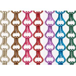 China Copper 1.2m Decorative Wire Mesh Odm Aluminum Chain Curtain on sale