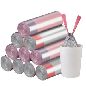 Household Garbage Waste Drawstring Trash Bags for Kitchen Bin Liners
