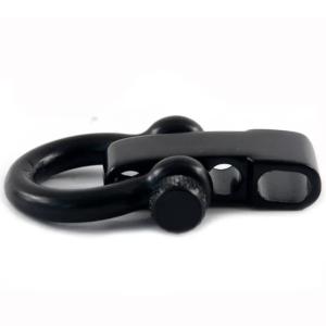 Stainless Steel Paracord Bracelet with Adjustable U Shackle and D Shape Metal