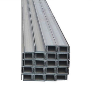 S355JR Galvanized Steel Channel 100mm S355J2 Hot Rolled Steel U Channel