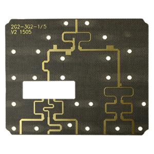 Cheap 2 Layer GSM Antenna PCB High Frequency RT Duroid 5880 for sale