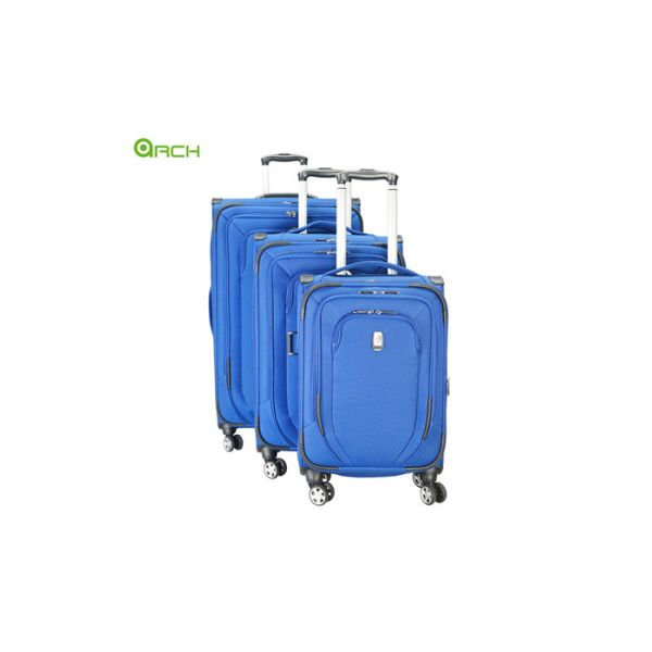 Quality Light Weight Travel Trolley Soft Sided Luggage with Link-to-Go System wholesale