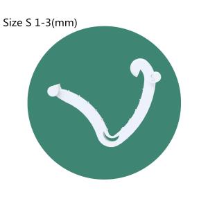 Single Polymer Non Absorbable Surgical Ligating Clips NLC-OS