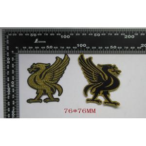 Metallic Thread Custom Woven Patches Sew On Label Patches Design Badges