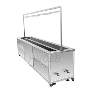 Cheap 64 Transducer Ultrasonic Blinds Cleaner 28 KHZ With Dual tanks for sale