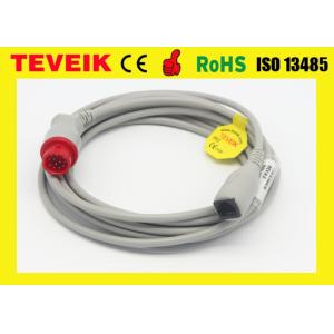 China Factory Price of Medical 78205A Invasive Blood Pressure IBP Cable, Round 12pin to Abbott Adapter on sale