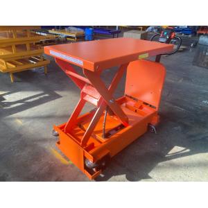 Self Propelled Mobile Lift Table 1100lbs Full Eletric Lifting With 24 DC