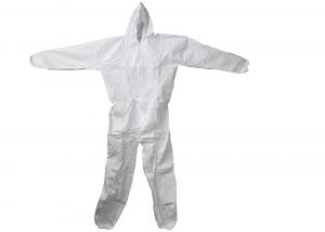China Sterile Specialty Disposable Medical Scrub Suits 63gsm Breathable With Hood on sale