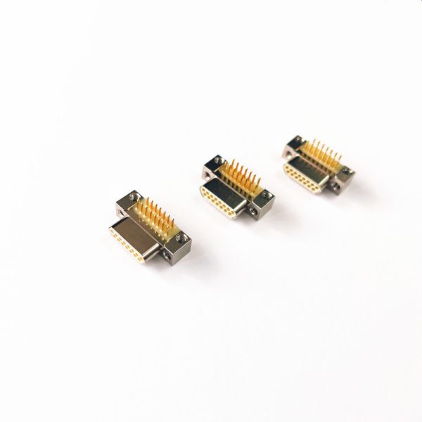 J30JZ Series 15 pins Low Insertion Force Micro Rectangular Connector with 1.27mm Pitch for aerospace Grade Applications