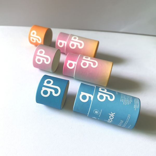 Custom Biodegradable Lipstick Cylinder Tube Push-Up Gift Packaging Box For Lip