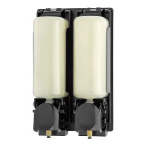 2 x 350ml Manual Double Application Liquid Soap Dispenser