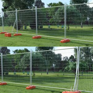 AU/EU Market Galvanized Temporary Fence Construction Pool Activity Safety Temp