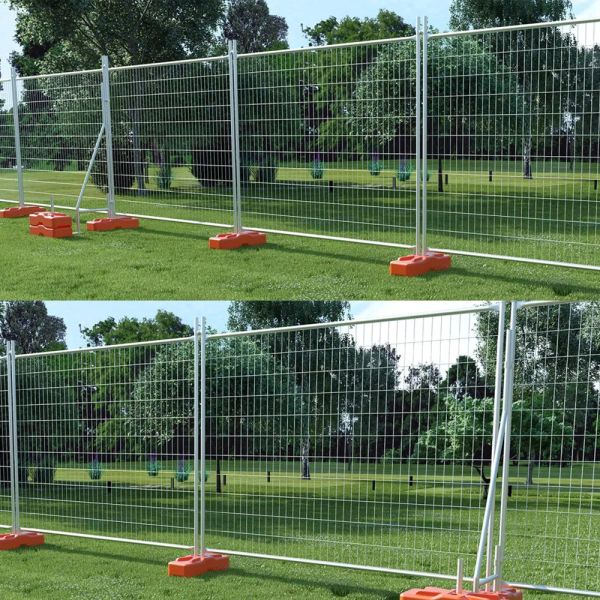 AU/EU Market Galvanized Temporary Fence Construction Pool Activity Safety Temp