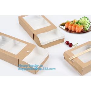Noodle box, Salad Disposable Packing, Kraft Paper Lunch Box, Disposable Kraft