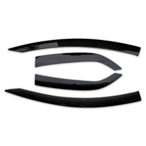 Original Window Vent Shades Dark Smoke Side Window Visors For Trucks OEM ODM