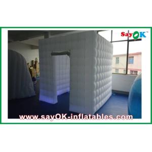 2.6m Height White Strong Oxford Cloth Photo booth With LED Light