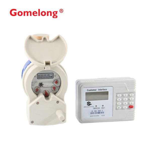 Quality Multi-jet Dry Type Magnetic Reed Switch M-pesa Integration STS Keypad Prepaid Water Meter for Kenya wholesale